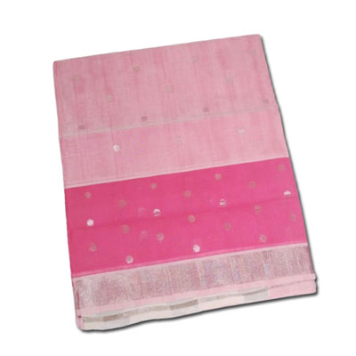 "Pink colour venkatagiri cotton saree HSNM- 108 (Without Blouse) - Click here to View more details about this Product